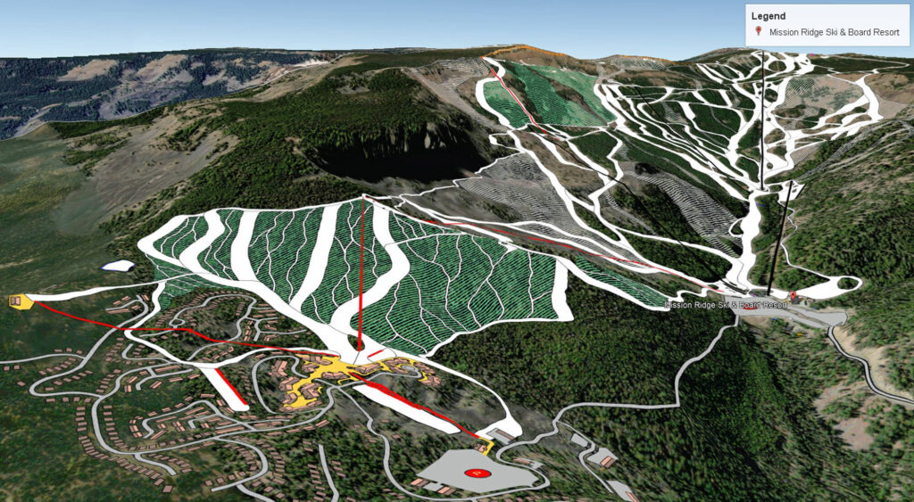 Overlay drawing of proposed expansion area